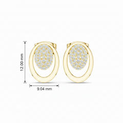 Concentric Oval-Frame Grid Diamond