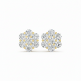 Designer Round-Cut Diamond Flower