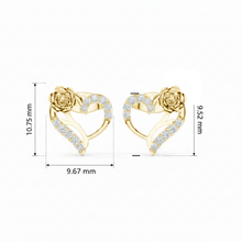 Load image into Gallery viewer, Sparkling Heart &amp; Rose