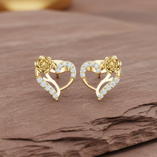 Load image into Gallery viewer, Sparkling Heart &amp; Rose Diamond