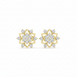 Diamond Filigree Floral Delicate Lacework Design