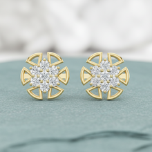 Load image into Gallery viewer, Sculpted Diamond Mandala Geometric Circular Design