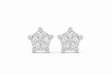 Opulent Diamond Geometric Bloom Structured Floral Brilliance