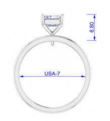 1.50 cttw Radiant Stone Lab Grown Diamond