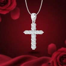 Load image into Gallery viewer, Classic Round Station Cross Elegance