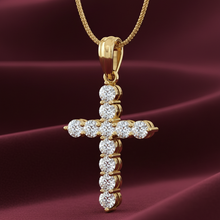 Load image into Gallery viewer, Classic Round Station Cross Elegance