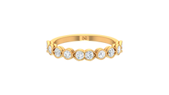 Bezel Marquise Station Diamond Band