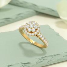 Load image into Gallery viewer, Flower Halo Blooming Crown Diamond