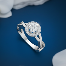 Load image into Gallery viewer, Illusion Cluster Bridal Statement