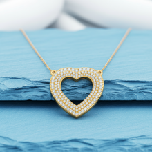 Load image into Gallery viewer, Modern Multi-Row Heart Diamond