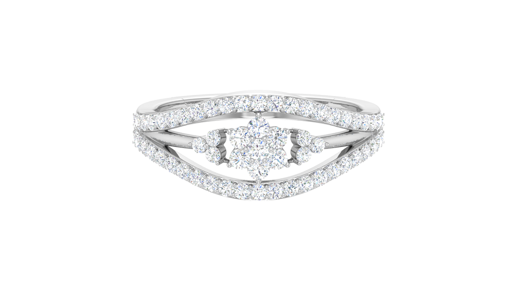 Symmetrical Triple Shank Openwork