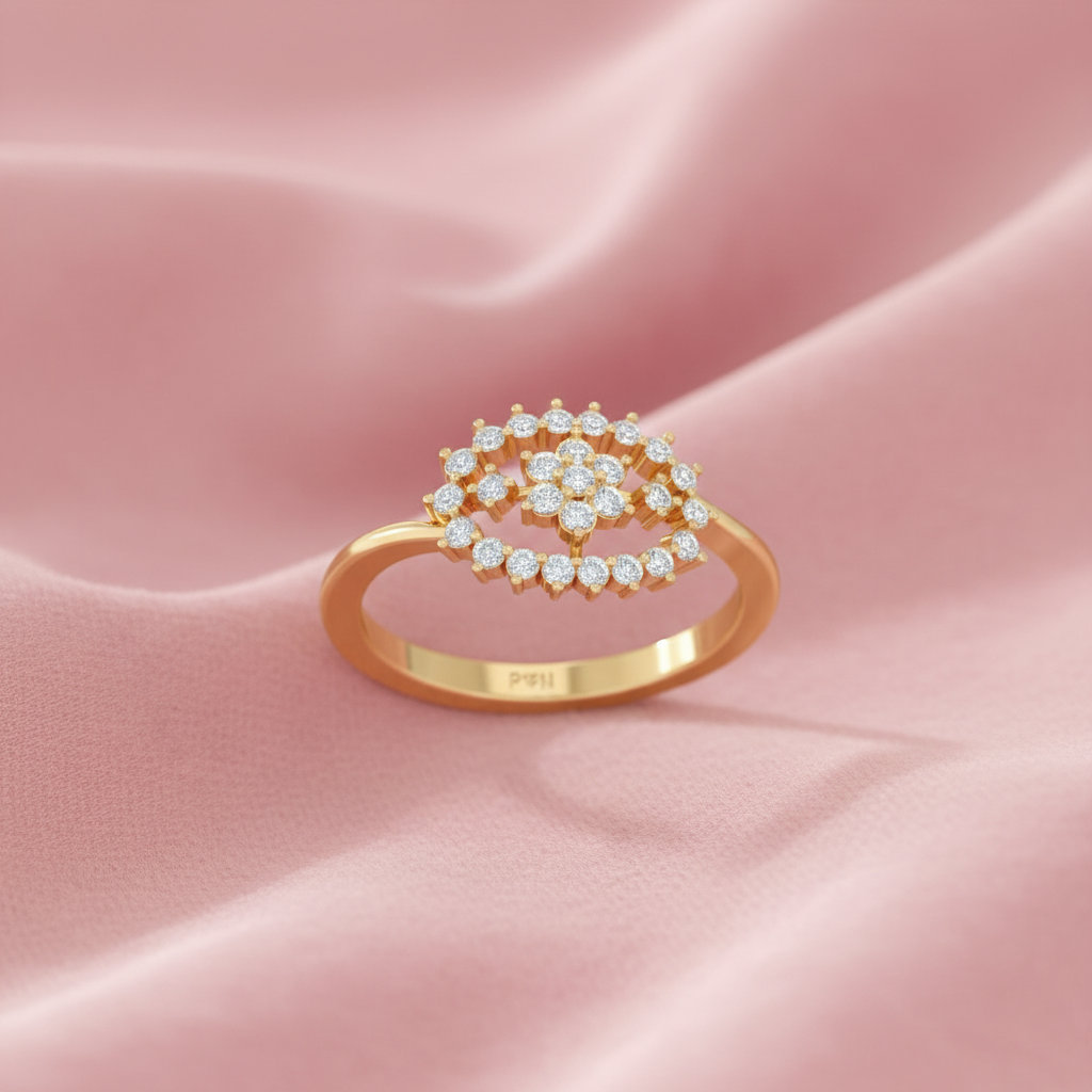 Double Halo Geometric Openwork