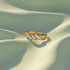 Sinuous Three-Tier Wave Diamond
