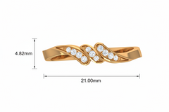 Sinuous Three-Tier Wave Diamond