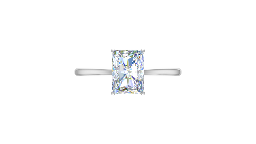 IGI cert. 2.00 ctw Radiant Single Stone Lab Grown Diamond