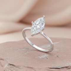 IGI cert. 2.00 ctw Marquise Single Stone Lab Grown Diamond