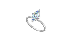 IGI cert. 2.00 ctw Marquise Single Stone Lab Grown Diamond