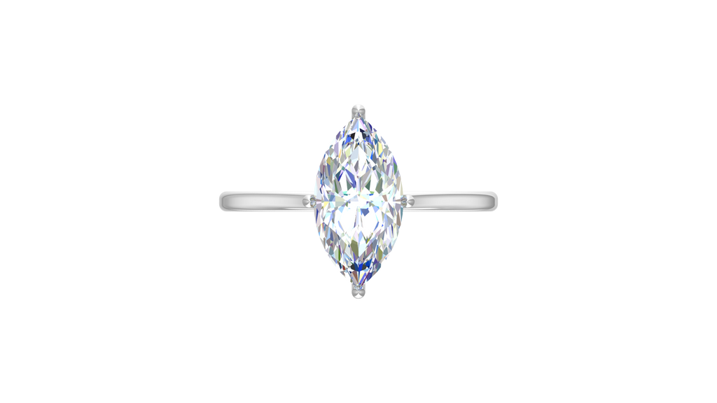 IGI cert. 2.00 ctw Marquise Single Stone Lab Grown Diamond