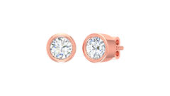 Bezel Set Round Solitaire Lab Grown Diamond