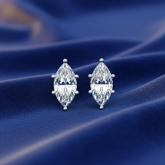 2.00 ctw Marquise Lab Grown Studs