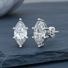 2.00 ctw Marquise Lab Grown Studs