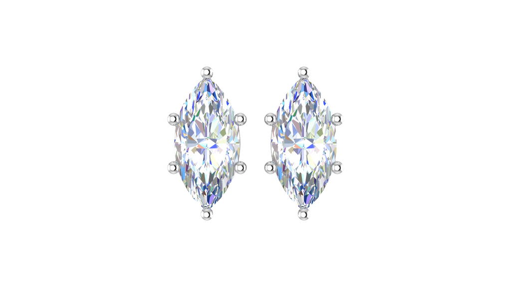 2.00 ctw Marquise Lab Grown Studs