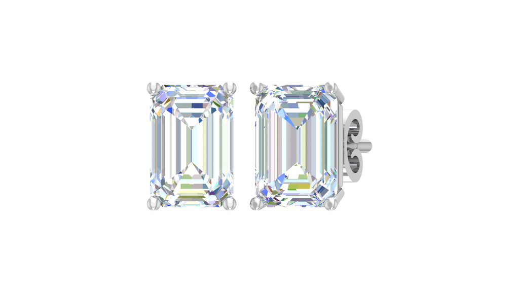 1.50 ctw Emerald Lab Grown Studs