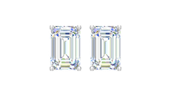 1.50 ctw Emerald Lab Grown Studs