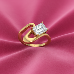 IGI cert. Fancy Emerald Single Stone Lab Grown Diamond