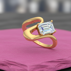 IGI cert. Fancy Emerald Single Stone Lab Grown Diamond
