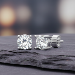 3.00 ctw Round Lab Grown Studs