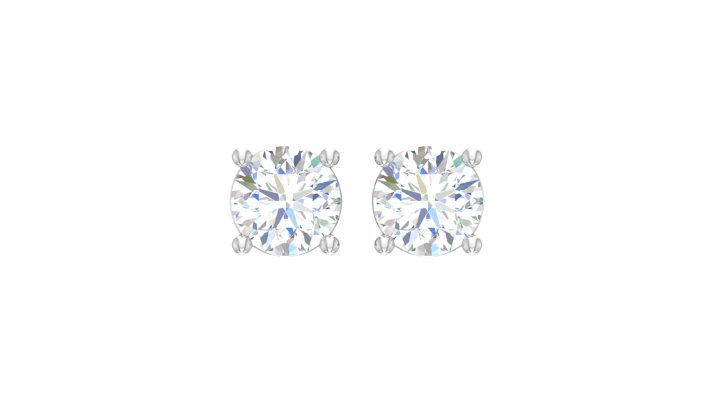 3.00 ctw Round Lab Grown Studs