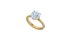 IGI cert. 2.00 ctw Center Stone With Side Diamond