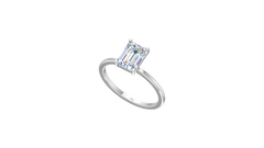 IGI cert. 2.00 ctw Emerald Stone Lab Grown Diamond