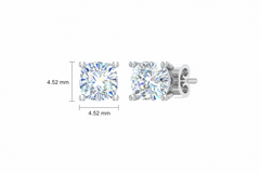 0.80 ctw Round Lab Grown Studs
