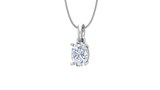 0.50 ctw One Stone Oval Lab Grown Diamond