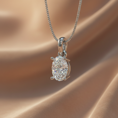 0.50 ctw One Stone Oval Lab Grown Diamond