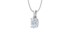 0.50 ctw One Stone Oval Lab Grown Diamond