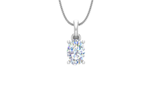 Load image into Gallery viewer, 0.50 ctw One Stone Oval Lab Grown Diamond