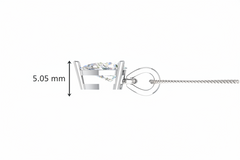 0.50 ctw One Stone Pear Lab Grown Diamond