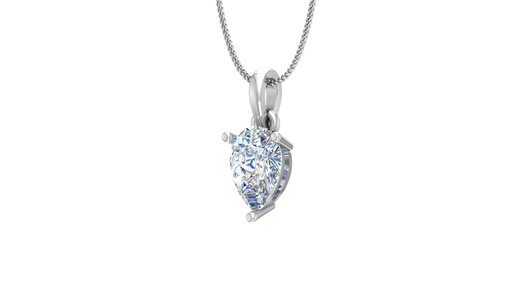 0.50 ctw One Stone Pear Lab Grown Diamond