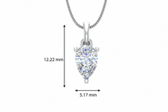 0.50 ctw One Stone Pear Lab Grown Diamond