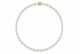 Dainty Gold Bezel Diamond Choker