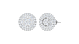 Opulent Diamond Layered Halo Concentric Double Brilliant