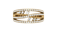 Load image into Gallery viewer, Intertwining Sculptural And Round and Baguette