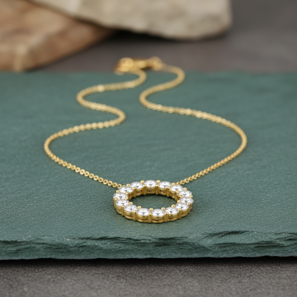 Open Circle Diamond