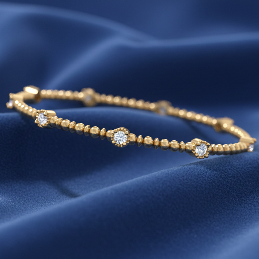 Beaded & Diamond