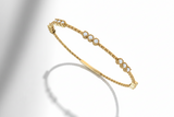 Beaded bezel Set Diamonds