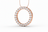Luxurious Open Circle Diamond