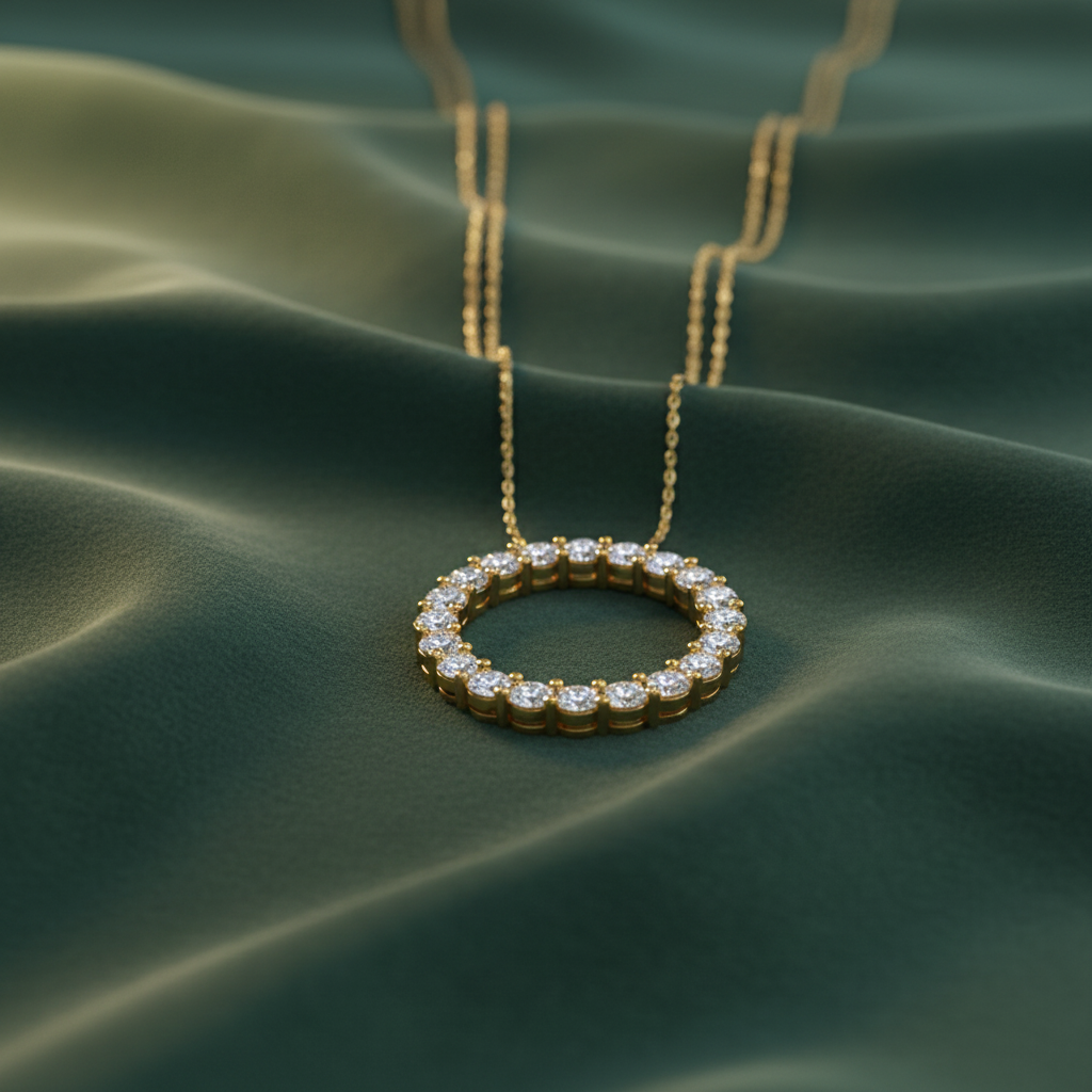 Trendy Radiant Circle Diamond